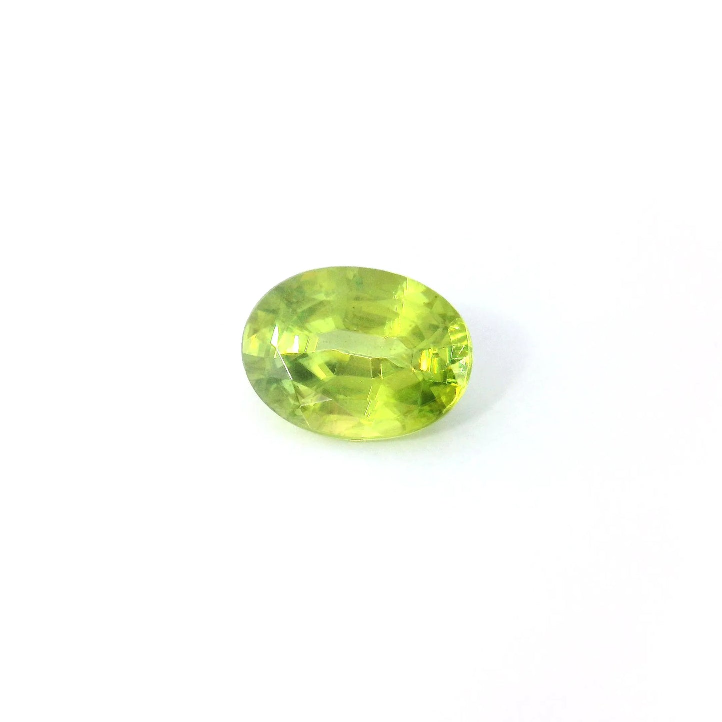 1.48ct Oval Natural Sphene (Colour Green, Clarity Slightly Included, Cut Faceted)
