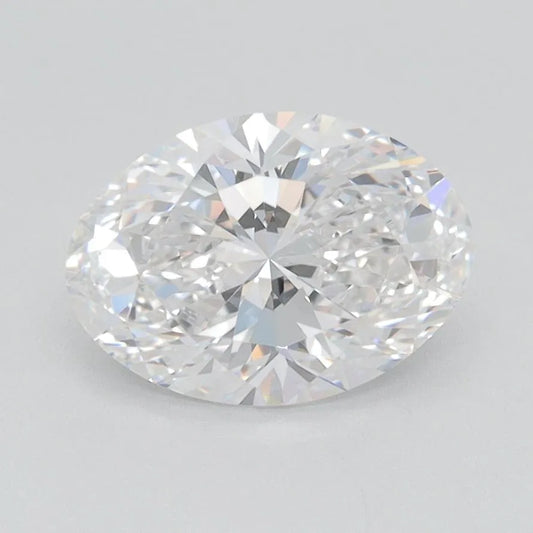 1.50ct Oval Lab Grown Diamond (Colour D, Clarity IF, IGI Certified)