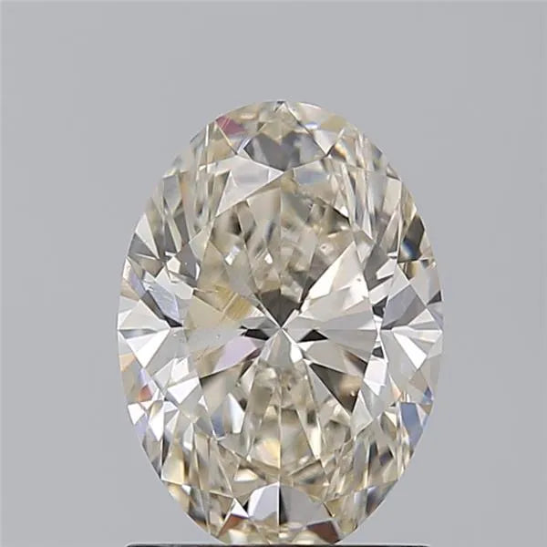 1.50ct Oval Natural Diamond (Colour K, Clarity SI1, HRD Certified)