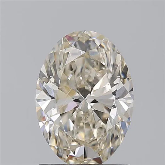 1.50ct Oval Natural Diamond (Colour K, Clarity SI1, HRD Certified)