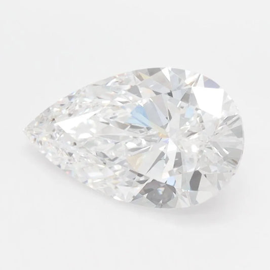 1.50ct Pear Lab Grown Diamond (Colour D, Clarity IF, IGI Certified)