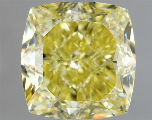 1.51ct Cushion brilliant Natural Diamond (Colour Fancy Yellow, Clarity VS1, GIA Certified)