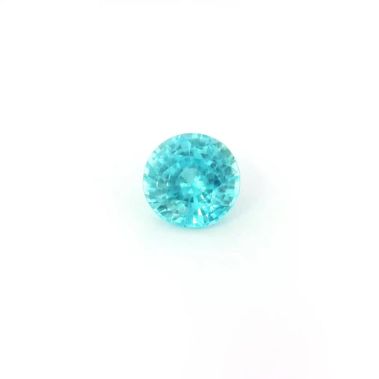 1.52ct Round Natural Zircon (Colour Blue, Clarity Eye Clean, Cut Faceted)