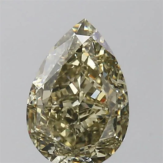 1.53ct Pear Natural Diamond (Colour Fancy Yellow, Clarity VS1, GIA Certified)