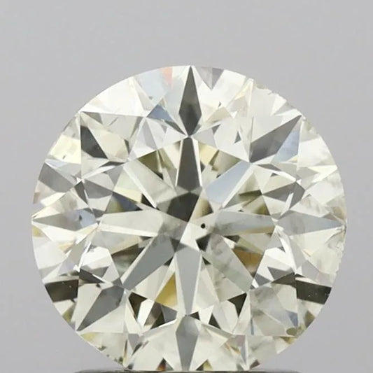 1.54ct Round Natural Diamond (Colour L, Clarity SI1, Cut EX, IGI Certified)