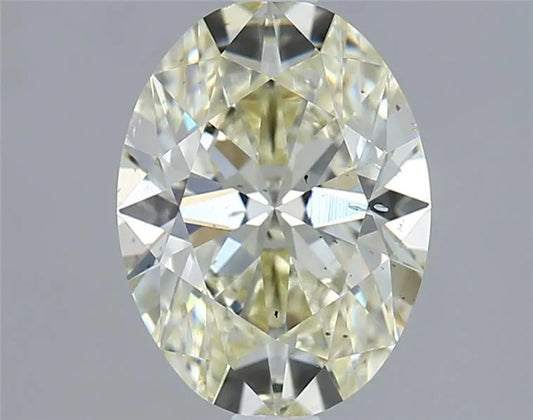 1.55ct Oval Natural Diamond (Colour K, Clarity SI1, Cut EX, IGI Certified)