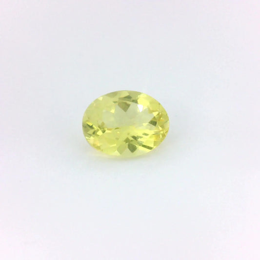 1.56ct Oval Natural Apatite (Colour Yellow, Clarity Eye Clean, Cut Faceted)