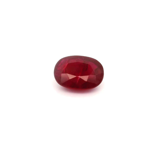 1.56ct Oval Natural Ruby (Colour Red, Clarity Moderately Included, Cut Faceted)