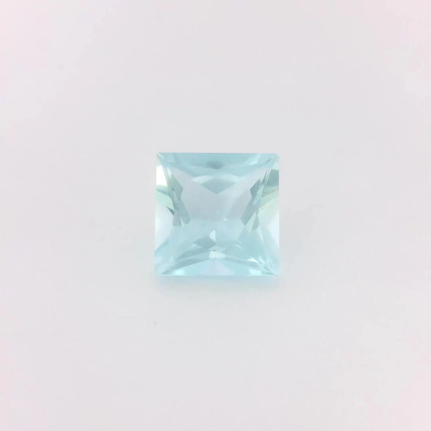 1.56ct Square Natural Aquamarine (Colour Blue, Clarity Eye Clean, Cut Faceted)