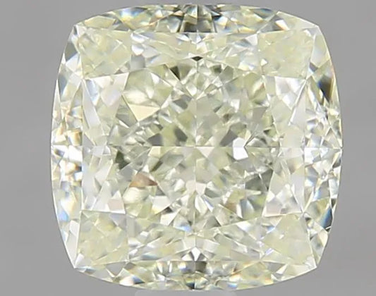 1.58ct Cushion brilliant Natural Diamond (Colour Very Light Green, Clarity VS1, GIA Certified)