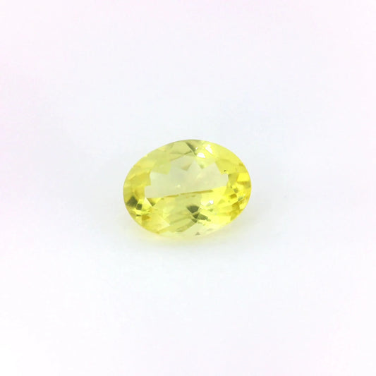 1.58ct Oval Natural Apatite (Colour Yellow, Clarity Eye Clean, Cut Faceted)