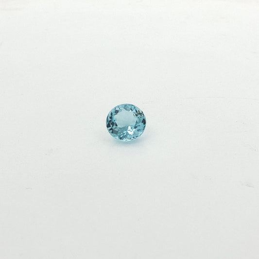 1.60ct Round Natural Aquamarine (Colour Blue, Clarity Eye Clean, Cut Faceted)