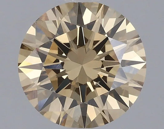 1.61ct Round Natural Diamond (Colour Faint Yellowish Blue, Clarity VS2, Cut EX, GIA Certified)