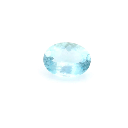 1.62ct Oval Natural Aquamarine (Colour Blue, Clarity Eye Clean, Cut Faceted)