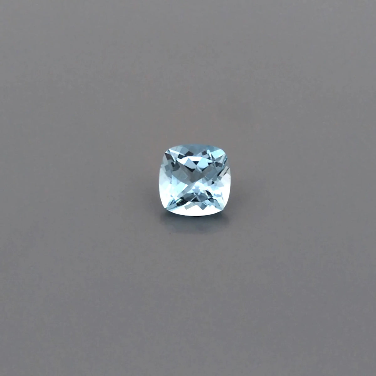 1.63ct Cushion Natural Aquamarine (Colour Blue, Clarity Eye Clean, Cut Faceted)