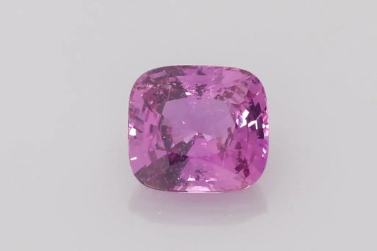 1.63ct Cushion Natural Sapphire (Colour Pink, Clarity Eye Clean, Cut Faceted)