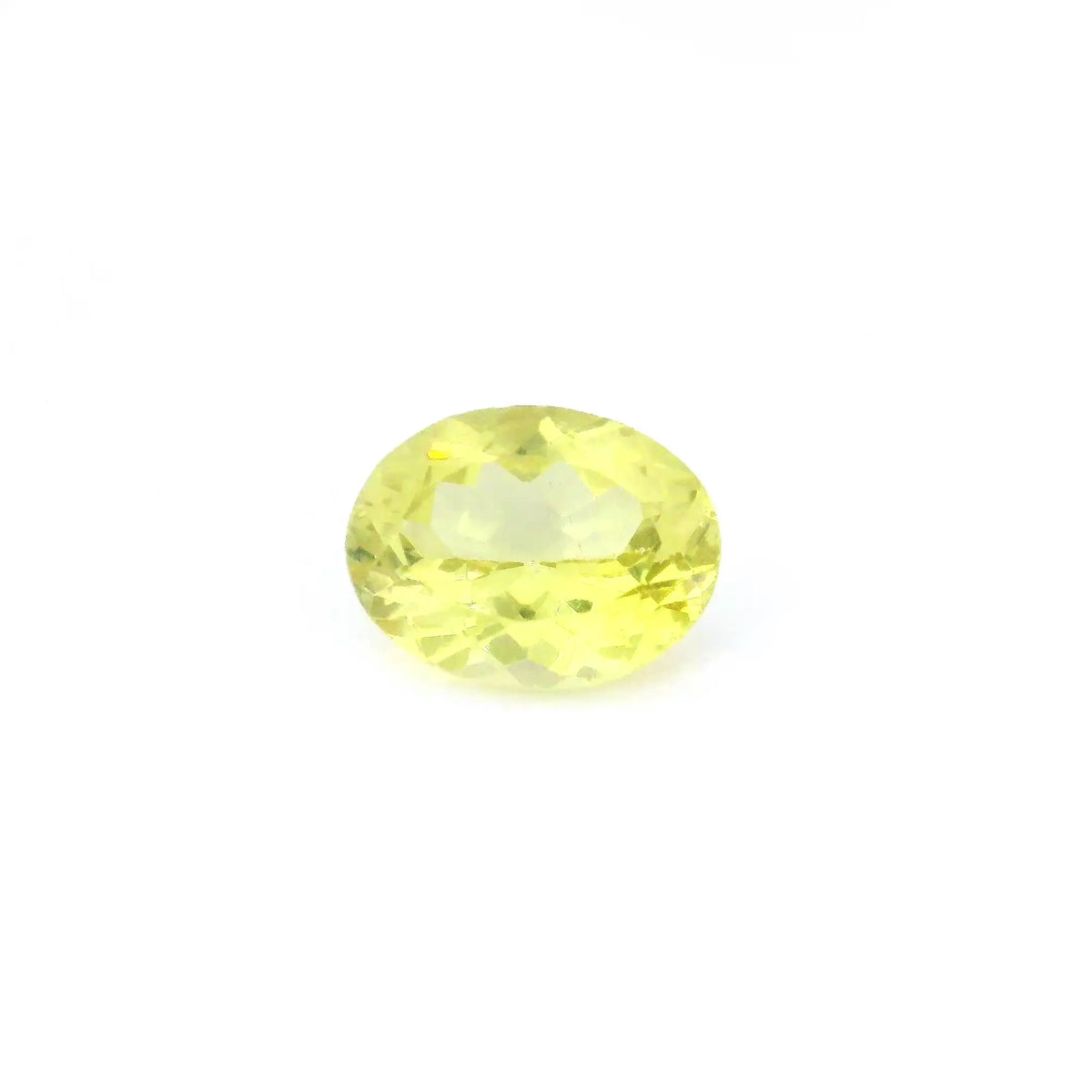 1.66ct Oval Natural Apatite (Colour Yellow, Clarity Slightly Included, Cut Faceted)