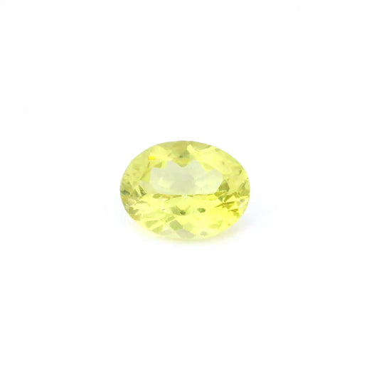 1.66ct Oval Natural Apatite (Colour Yellow, Clarity Slightly Included, Cut Faceted)