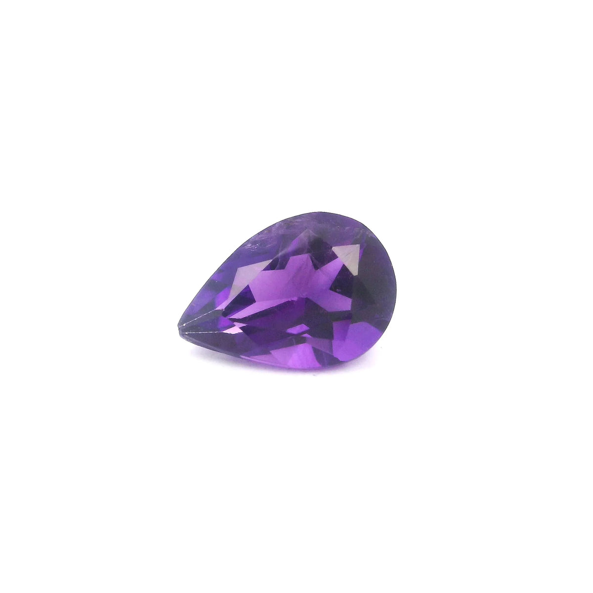 1.66ct Pear Natural Amethyst (Colour Purple, Clarity Slightly Included, Cut Faceted)
