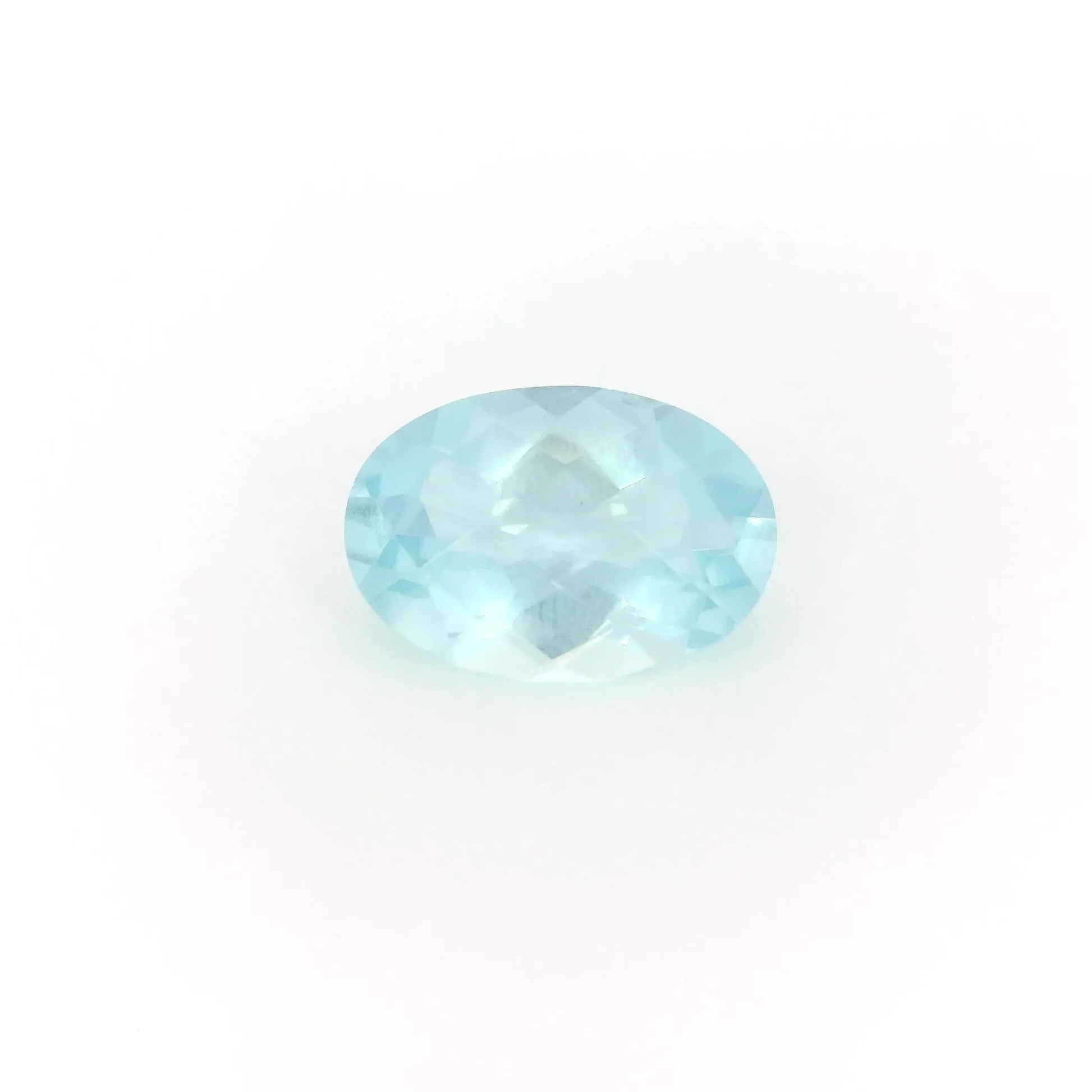 1.67ct Oval Natural Aquamarine (Colour Blue, Clarity Slightly Included, Cut Faceted)