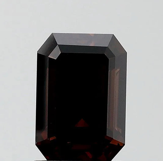 1.70ct Emerald Natural Diamond (Colour Fancy Dark Brown, Clarity VS2, GIA Certified)