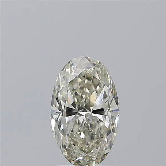 1.70ct Oval Natural Diamond (Colour K, Clarity SI1, Cut VG, IGI Certified)