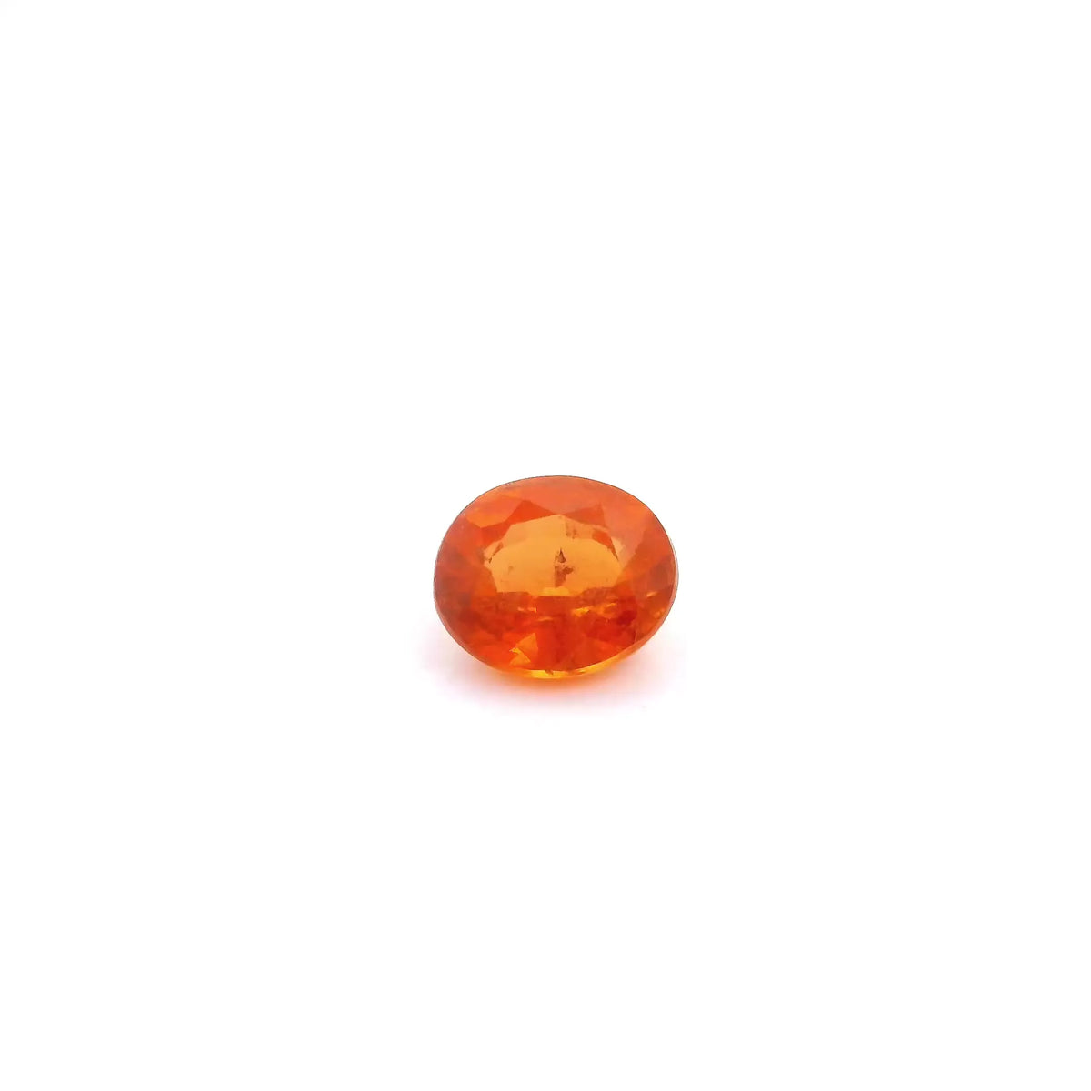 1.70ct Oval Natural Garnet (Colour Orange, Clarity Slightly Included, Cut Faceted)