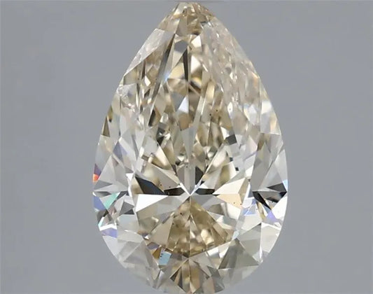1.70ct Pear Natural Diamond (Colour K, Clarity SI1, Cut VG, IGI Certified)