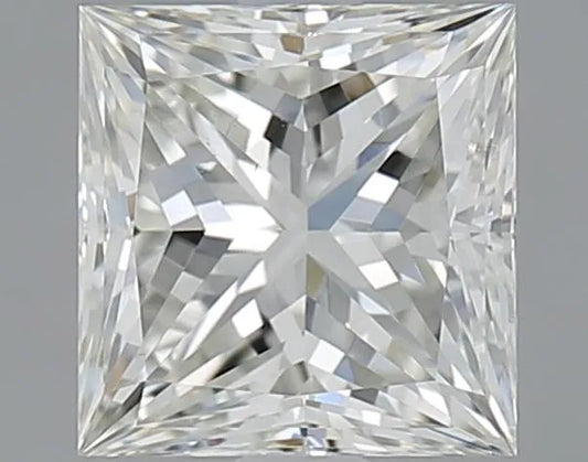 1.70ct Princess Natural Diamond (Colour H, Clarity VS2, Cut EX, IGI Certified)
