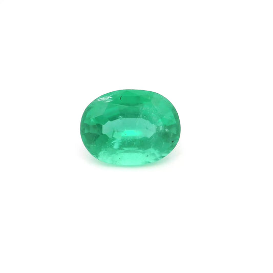 1.72ct Oval Natural Emerald (Colour Green, Clarity Slightly Included, Cut Faceted)