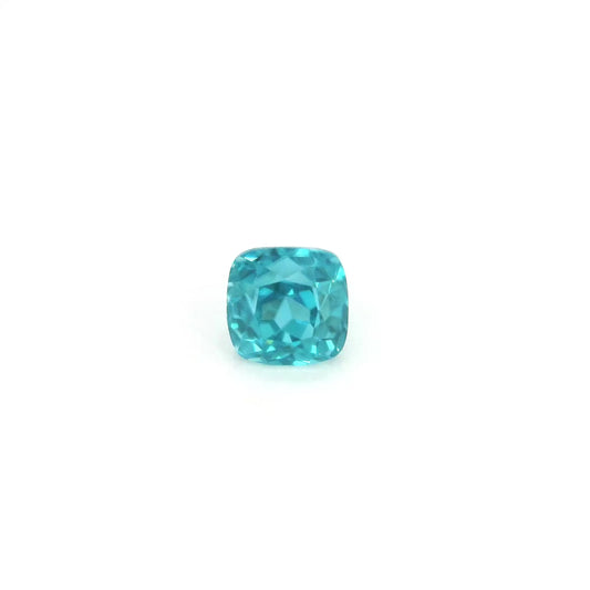 1.73ct Cushion Natural Zircon (Colour Blue, Clarity Eye Clean, Cut Faceted)