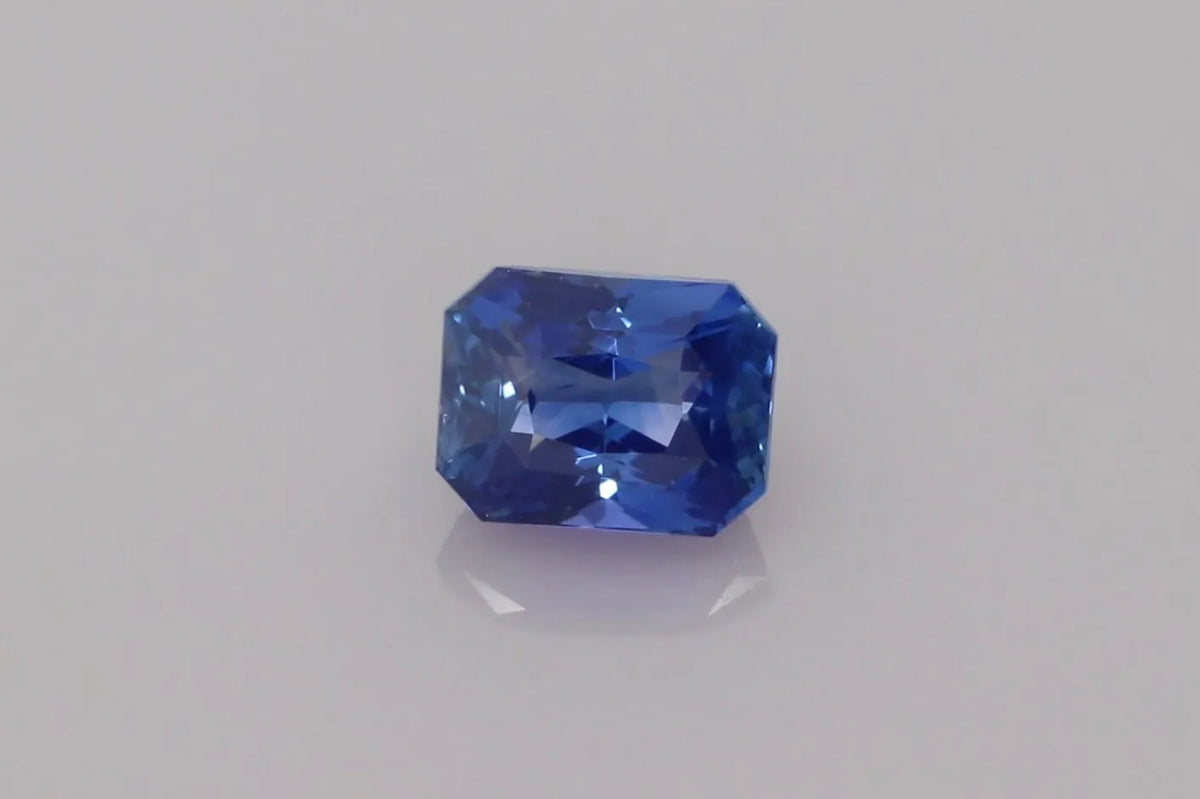 1.75ct Emerald Natural Sapphire (Colour Blue, Clarity Slightly Included, Cut Faceted)
