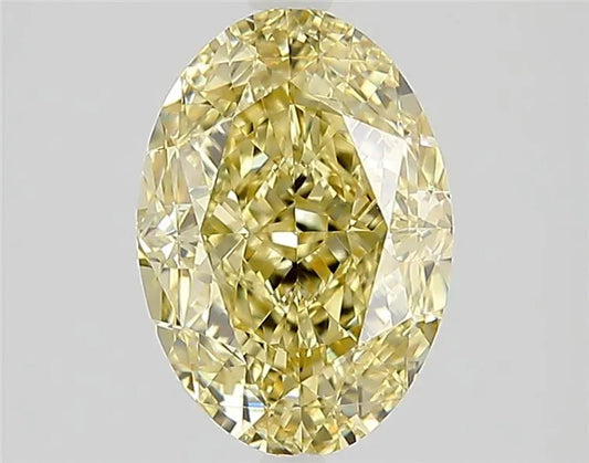 1.80ct Oval Natural Diamond (Colour Fancy Brownish Yellow, Clarity IF, Cut EX, GIA Certified)