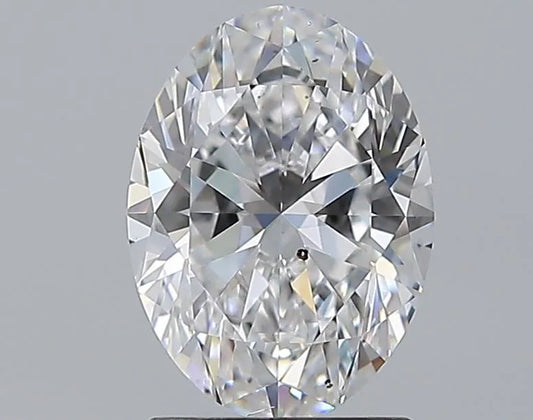 1.81ct Oval Natural Diamond (Colour D, Clarity SI1, Cut VG, GIA Certified)