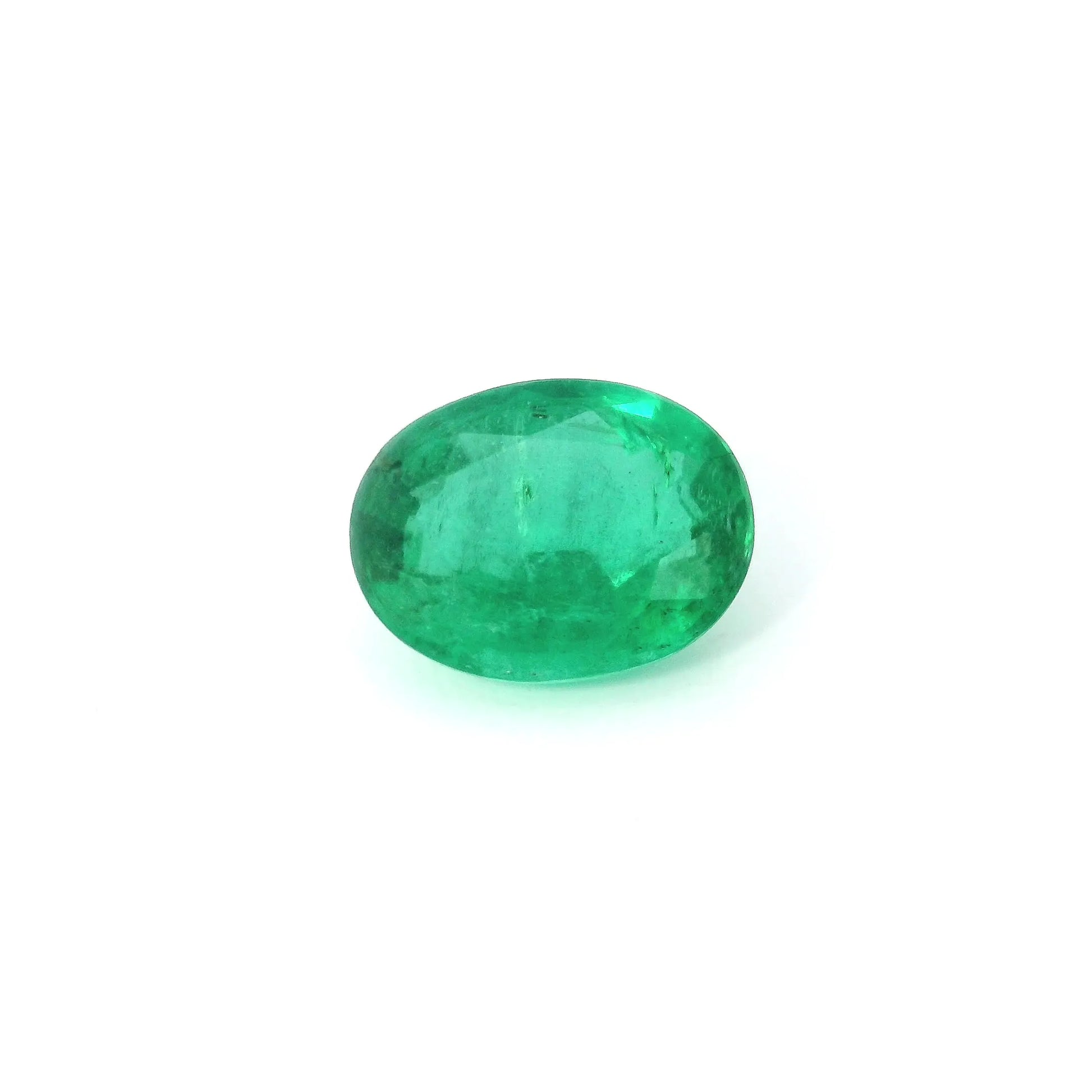 1.82ct Oval Natural Emerald (Colour Green, Clarity Moderately Included, Cut Faceted)