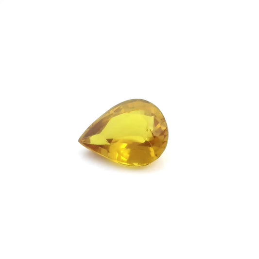 1.82ct Pear Natural Sapphire (Colour Yellow, Clarity Eye Clean, Cut Faceted)