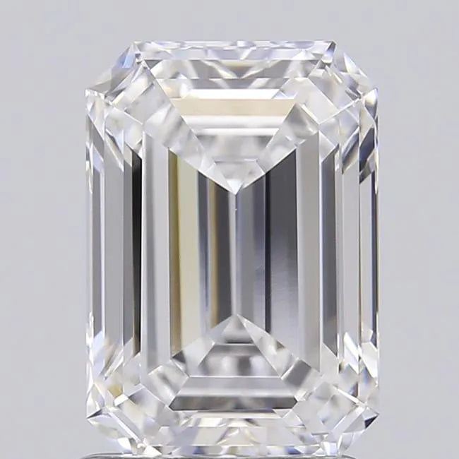 1.85ct Emerald Lab Grown Diamond (Colour D, Clarity VVS2, IGI Certified)