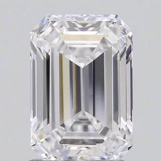 1.85ct Emerald Lab Grown Diamond (Colour D, Clarity VVS2, IGI Certified)