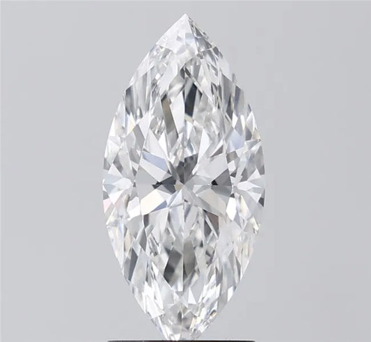 1.85ct Marquise Lab Grown Diamond (Colour F, Clarity VVS2, IGI Certified)