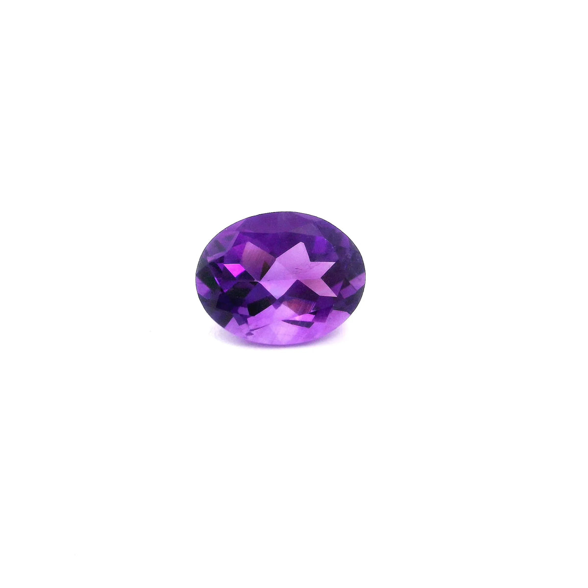 1.85ct Oval Natural Amethyst (Colour Purple, Clarity Slightly Included, Cut Faceted)
