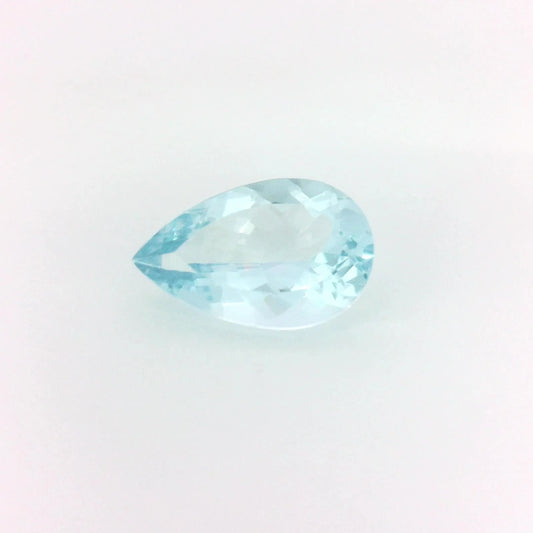 1.91ct Pear Natural Aquamarine (Colour Blue, Clarity Eye Clean, Cut Faceted)