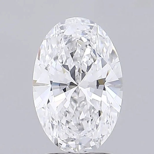 1.92ct Oval Lab Grown Diamond (Colour D, Clarity VVS2, IGI Certified)