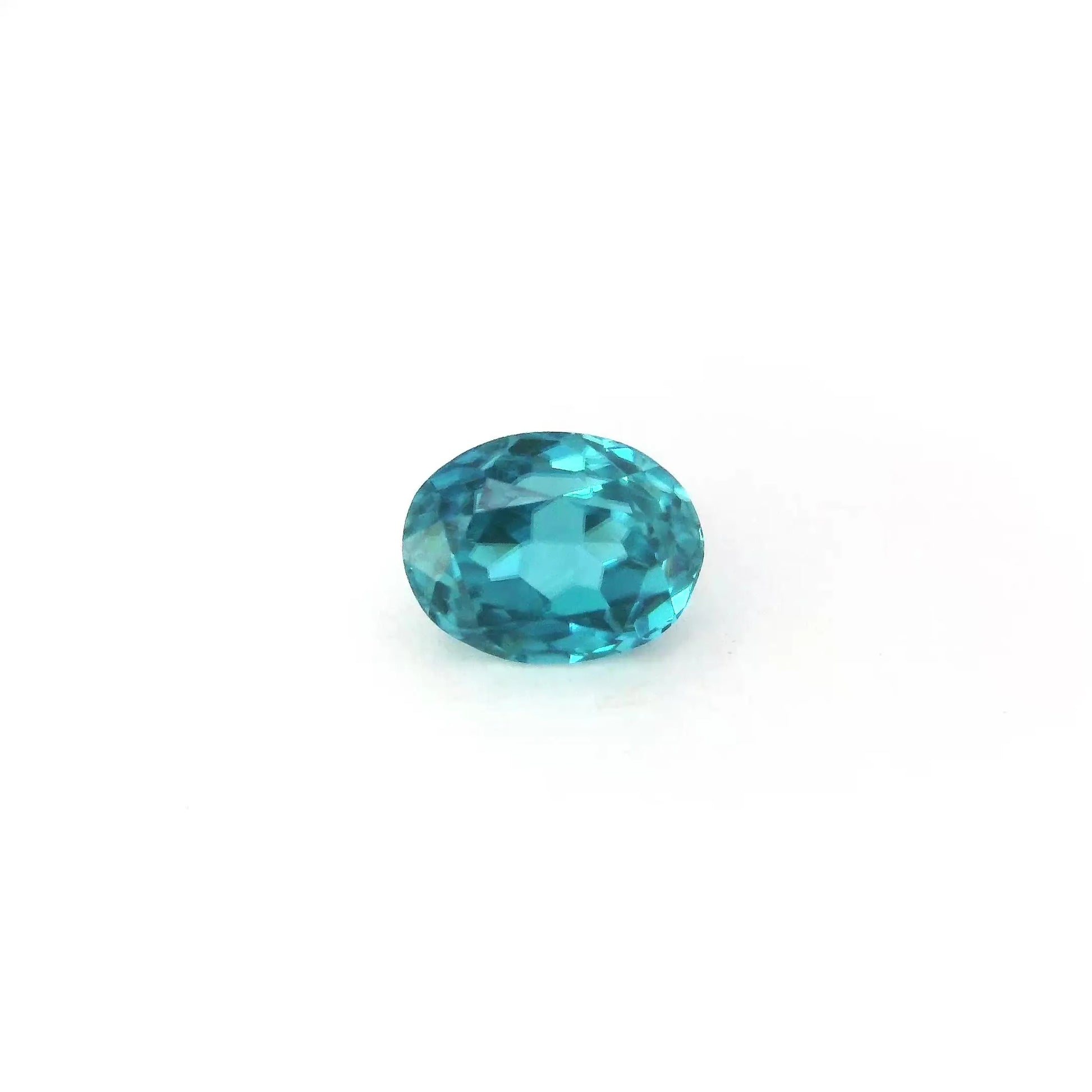 1.93ct Oval Natural Zircon (Colour Blue, Clarity Eye Clean, Cut Faceted)