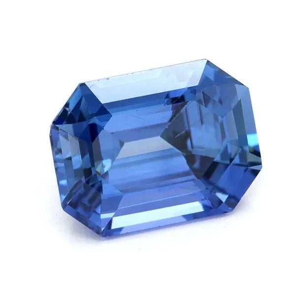 1.95ct Emerald Natural Sapphire (Colour Blue, Clarity Eye Clean, Cut Faceted)