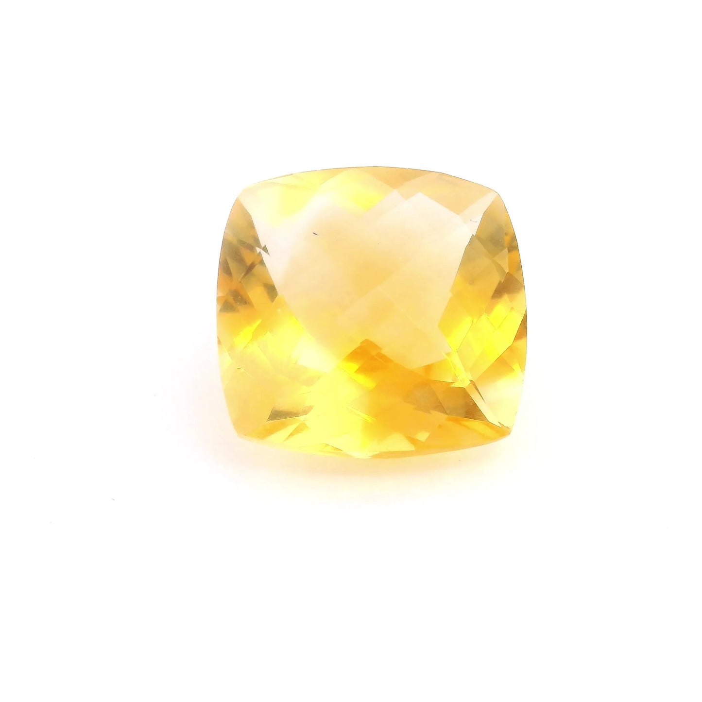 10.02ct Cushion Natural Citrine (Colour Yellow, Clarity Eye Clean, Cut Faceted)