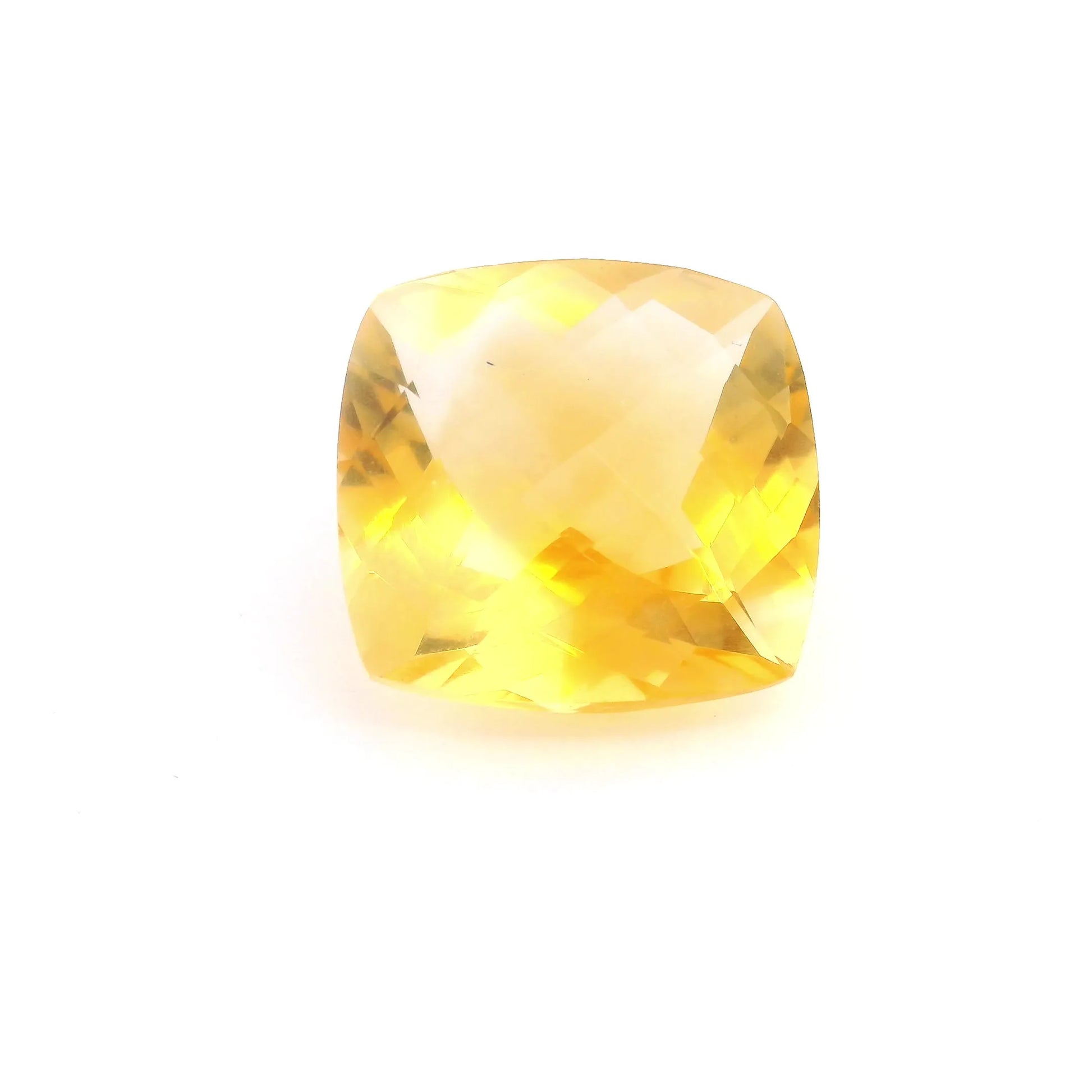 10.02ct Cushion Natural Citrine (Colour Yellow, Clarity Eye Clean, Cut Faceted)