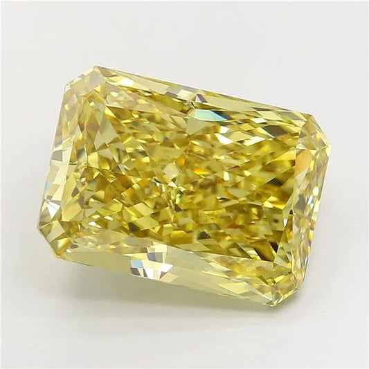 10.55ct Radiant Lab Grown Diamond (Colour Fancy Intense Yellow, Clarity VVS1, IGI Certified)