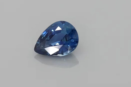 1.02ct Pear Natural Sapphire (Colour Blue, Clarity Slightly Included, Cut Faceted)