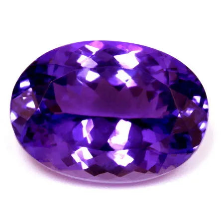 11.00ct Oval Natural Tanzanite (Colour Blue, Clarity Eye Clean, Cut Faceted)