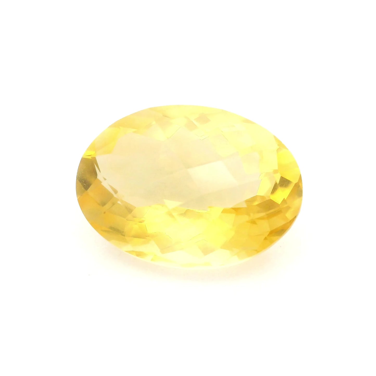11.17ct Oval Natural Citrine (Colour Yellow, Clarity Eye Clean, Cut Faceted)